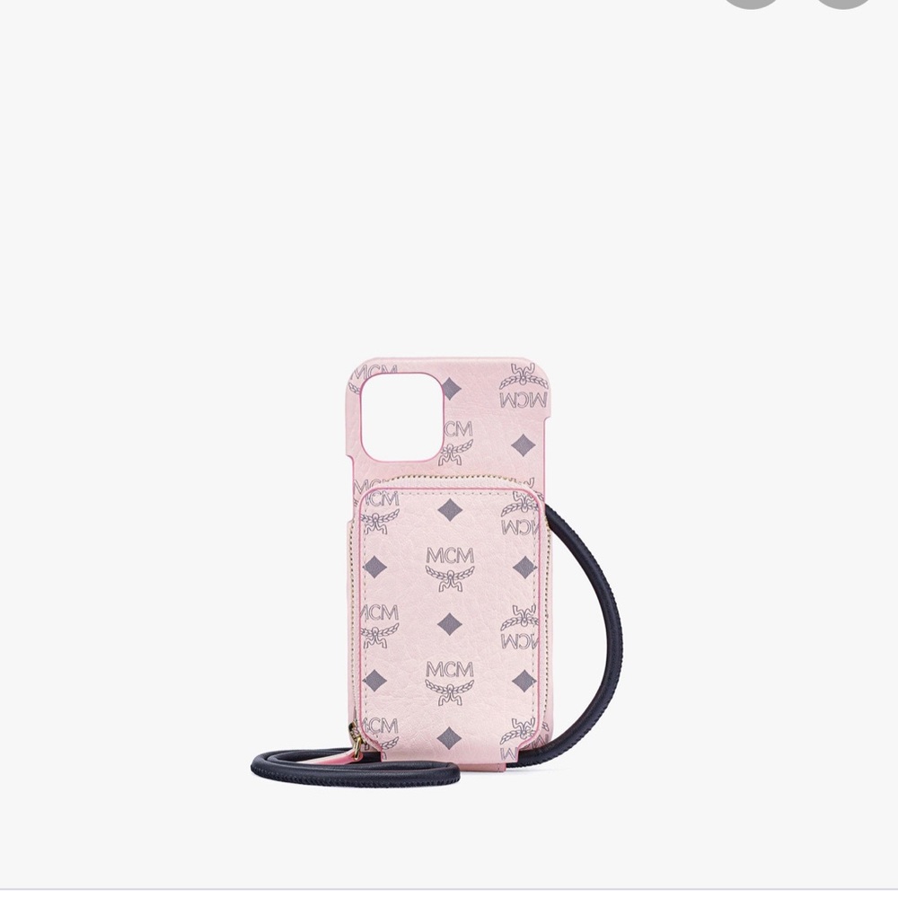 MCM lanyard (iPhone 12),(iPhone 12 Pro) Case